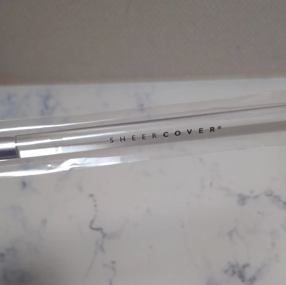 Sheer Cover Flat Synthetic Bristle Concealer Brush New Sealed